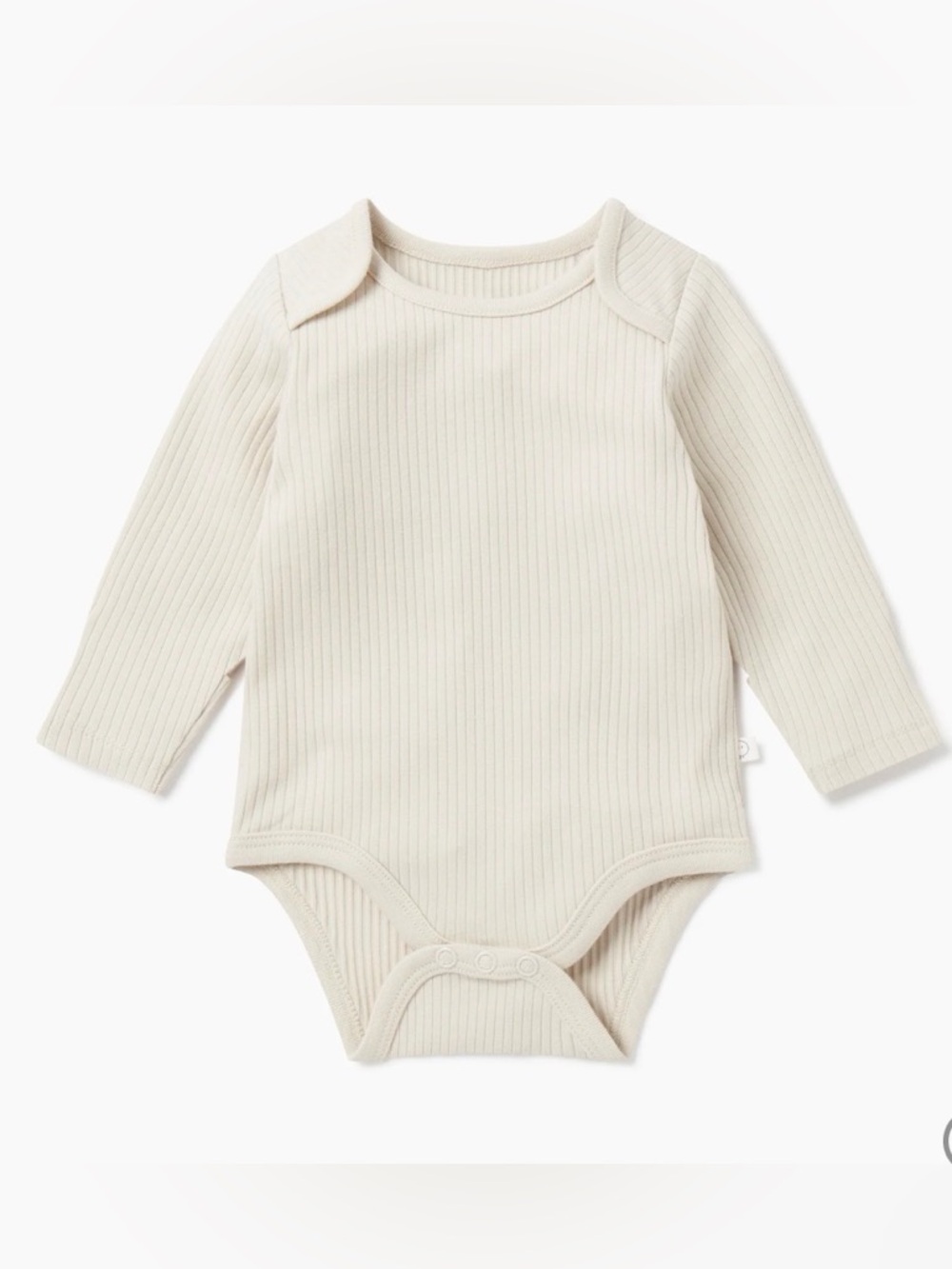 Baby Mori Ribbed Long Sleeve Bodysuit